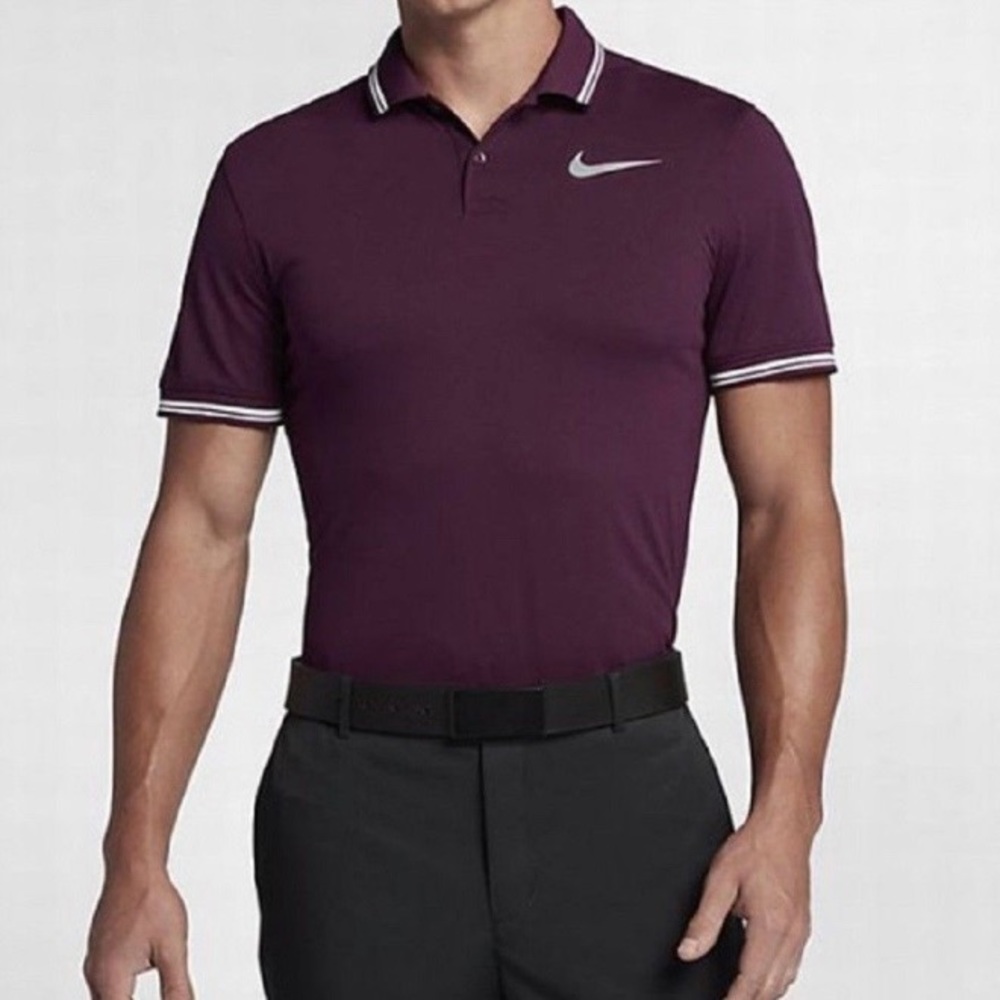 NWT Nike Dry Tipped Modern Fit Golf Polo Shirt XL